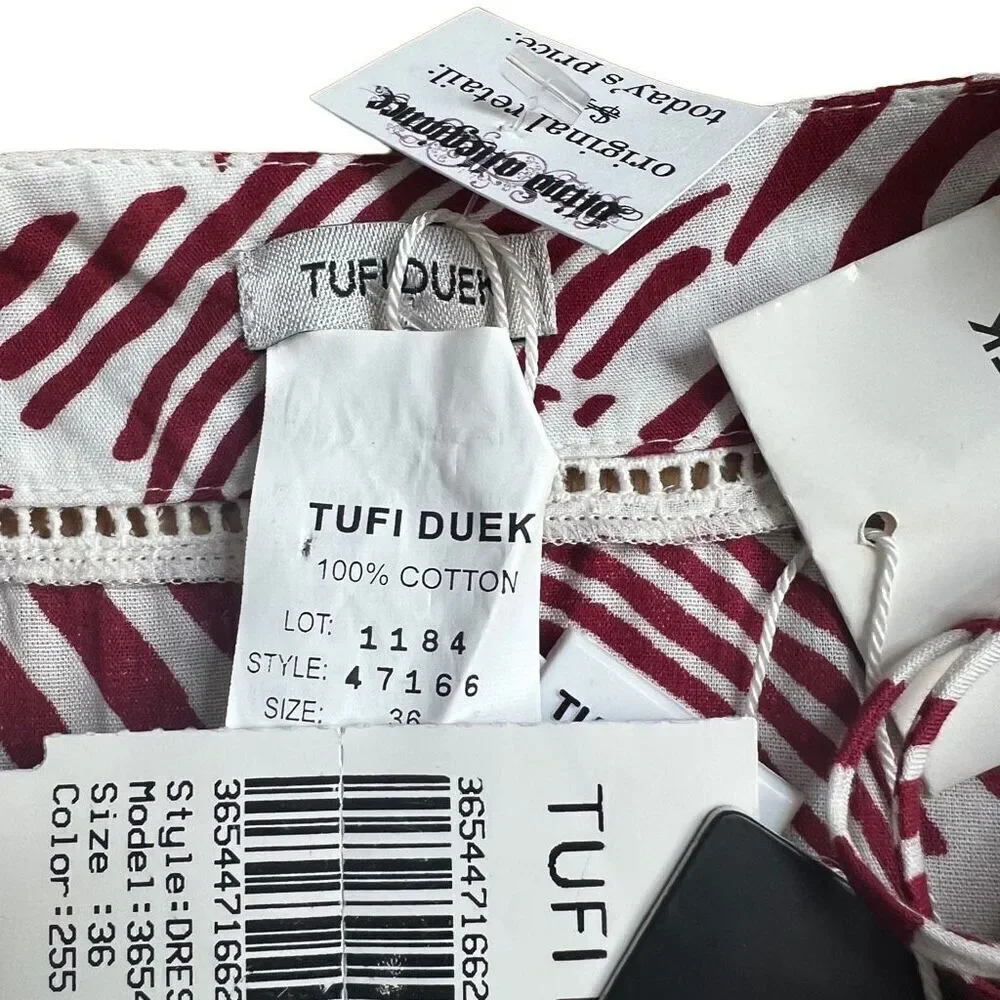 NWT Tufi Duek Cotton Dress S (054)